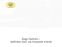 Tablet Screenshot of dogsfashion.nl